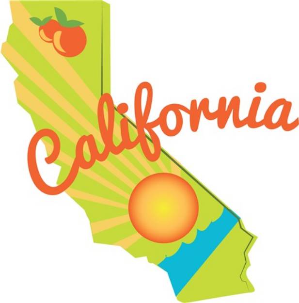 Picture of California SVG File