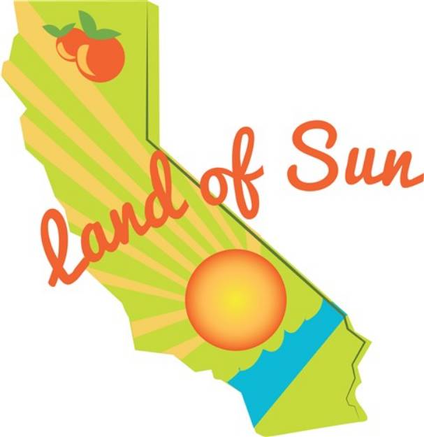 Picture of Land Of Sun SVG File