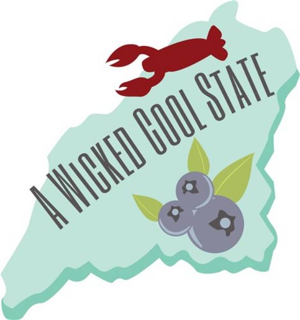 Picture of Wicked Cool State SVG File