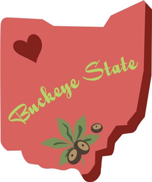Picture of Buckeye State SVG File