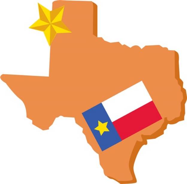 Picture of Flag Texas SVG File