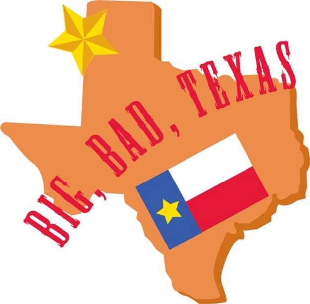 Picture of Big Bad Texas SVG File