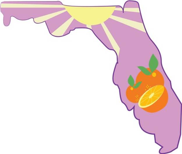 Picture of Sunshine Florida SVG File