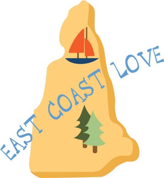 Picture of East Coast Love SVG File