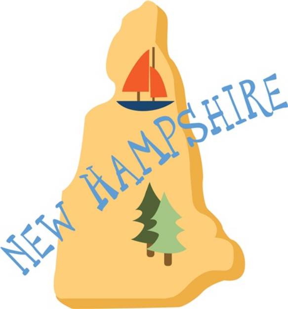 Picture of New Hampshire SVG File