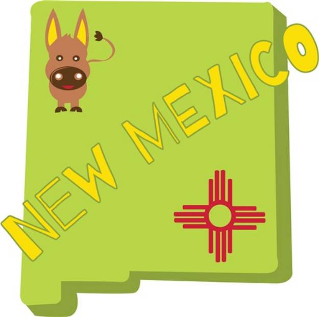 Picture of New Mexico SVG File