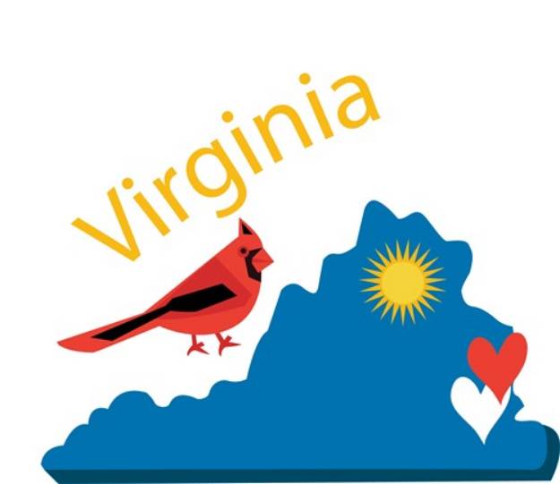 Picture of Virginia SVG File