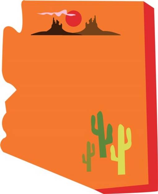 Picture of Arizona SVG File