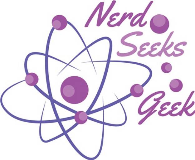 Picture of Nerd Seeks Geek SVG File