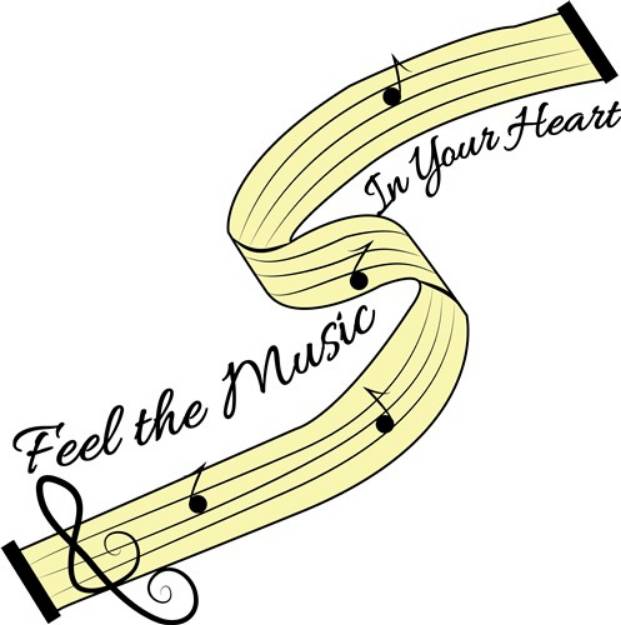 Picture of Feel The Music SVG File