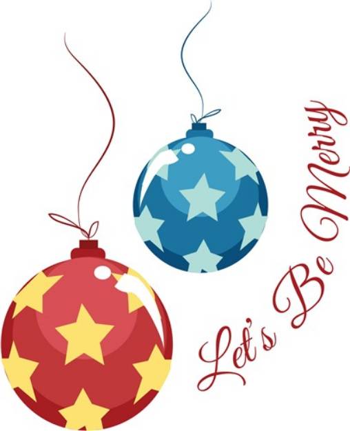 Picture of Lets Be Merry SVG File