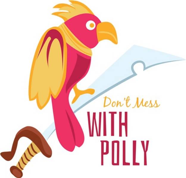 Picture of Mess With Polly SVG File