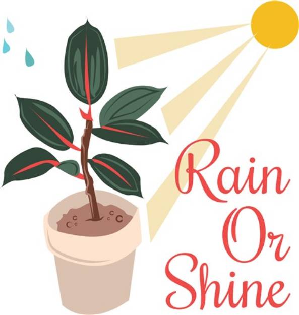 Picture of Rain Or Shine SVG File