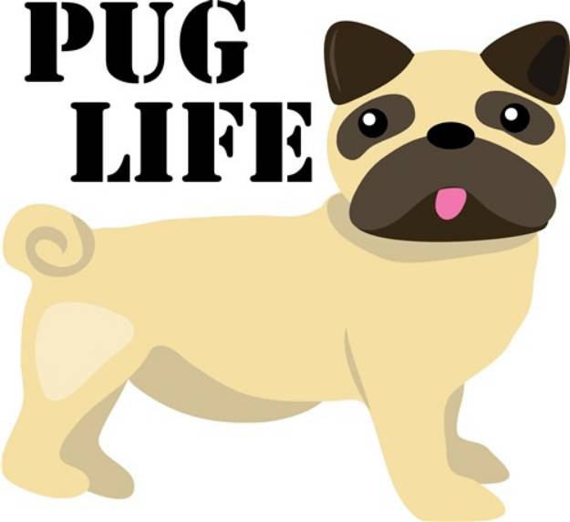 Picture of Pug Life SVG File