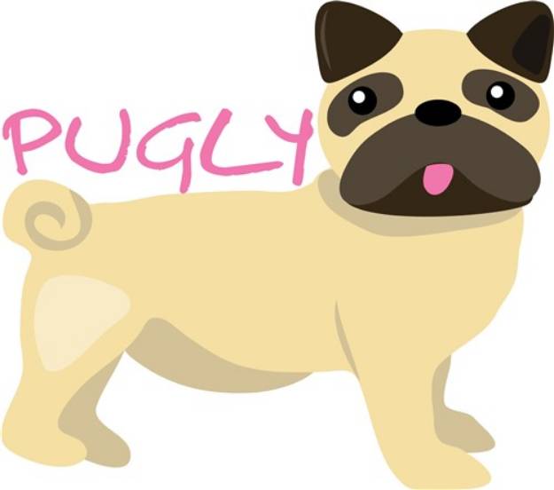 Picture of Pugly SVG File
