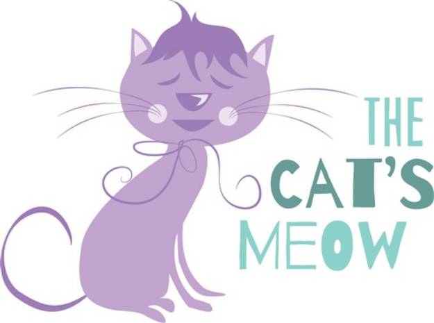 Picture of Cats Meow SVG File
