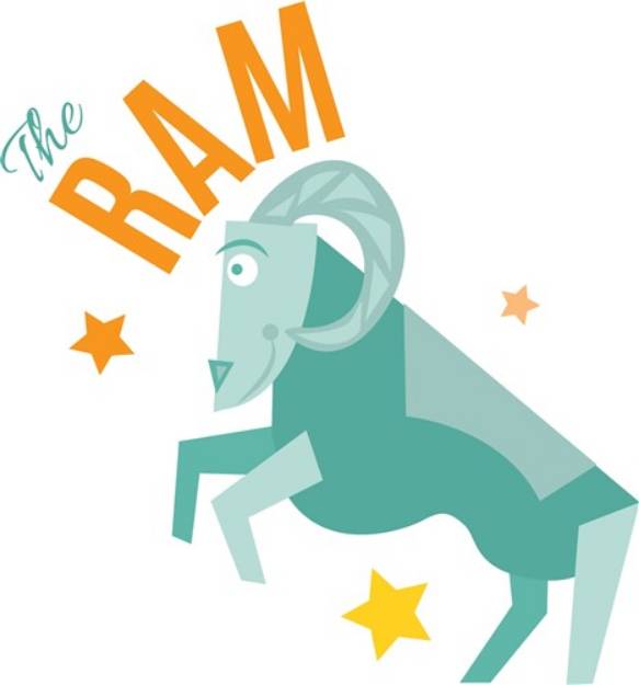Picture of The Ram SVG File