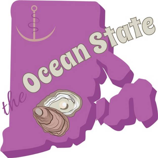 Picture of Ocean State SVG File