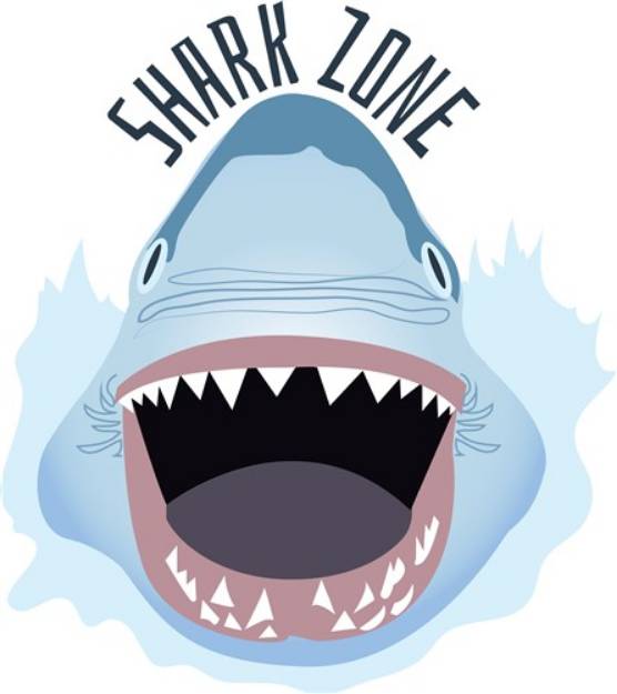 Picture of Shark Zone SVG File