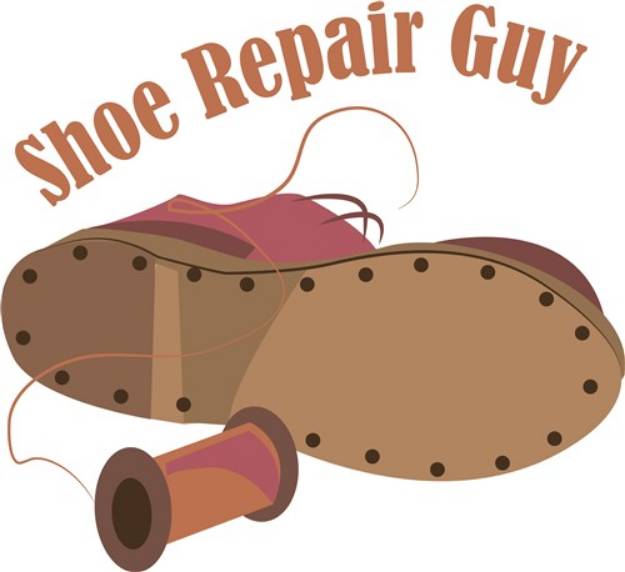 Picture of Shoe Repair Guy SVG File