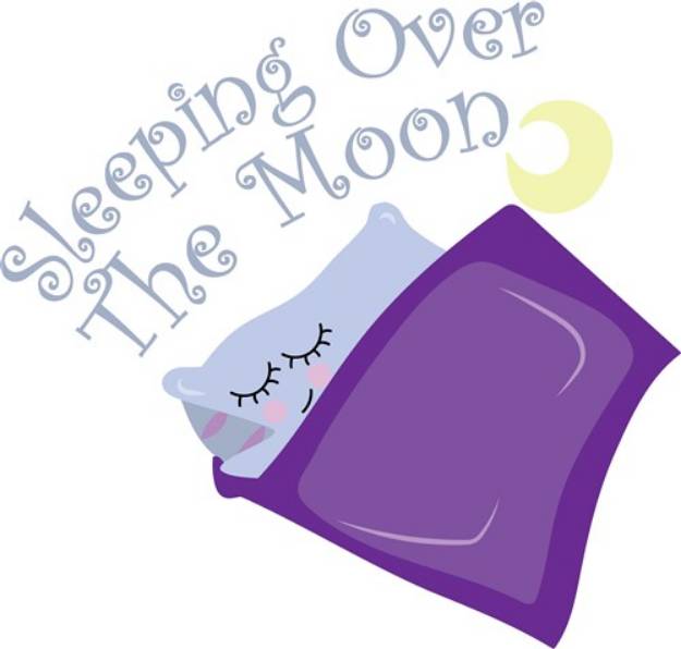 Picture of Over The Moon SVG File