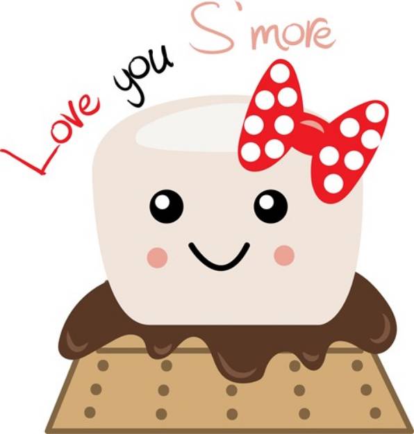 Picture of Love You Smore SVG File