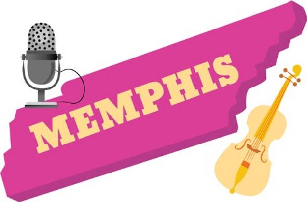 Picture of Memphis SVG File