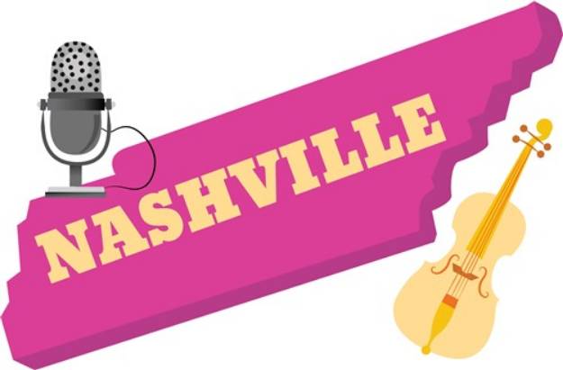 Picture of Nashville SVG File