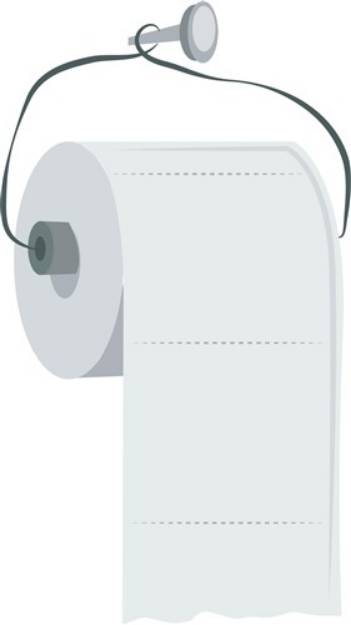 Picture of Toilet Paper SVG File