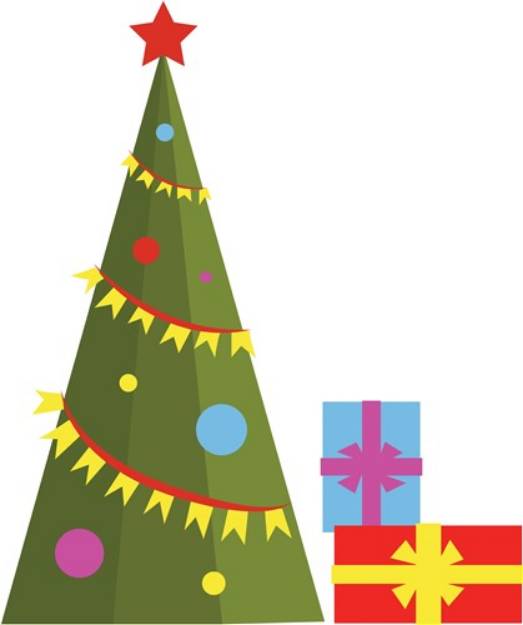 Picture of Holiday Tree SVG File