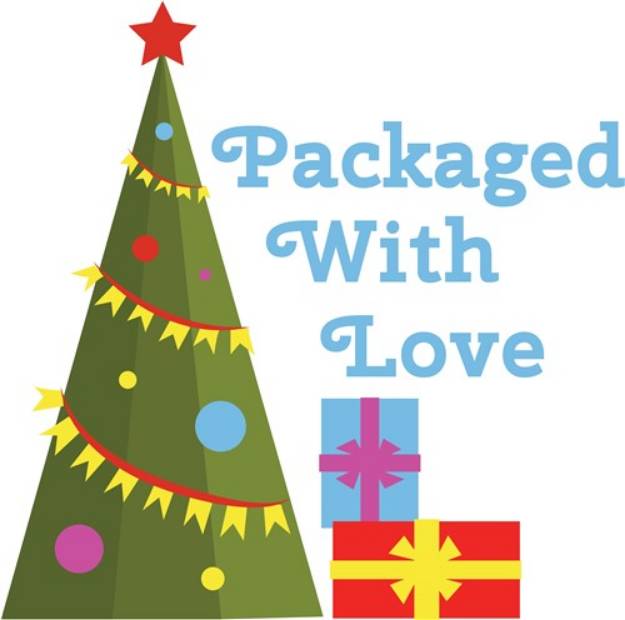 Picture of Packaged With Love SVG File