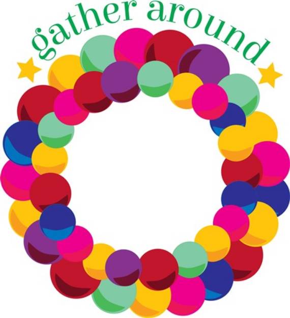 Picture of Gather Around SVG File