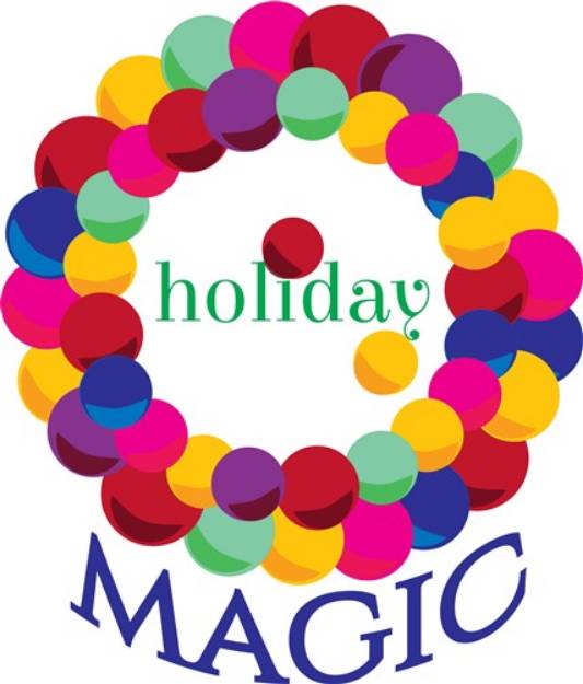 Picture of Holiday Magic SVG File