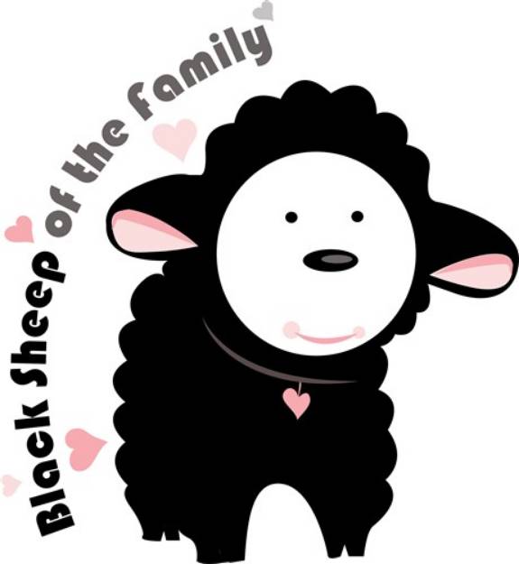 Picture of Black Sheep SVG File