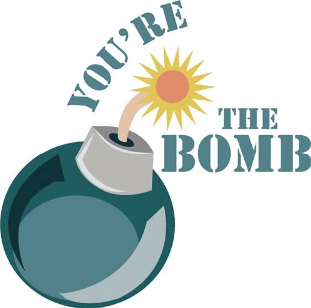 Picture of Youre The Bomb SVG File