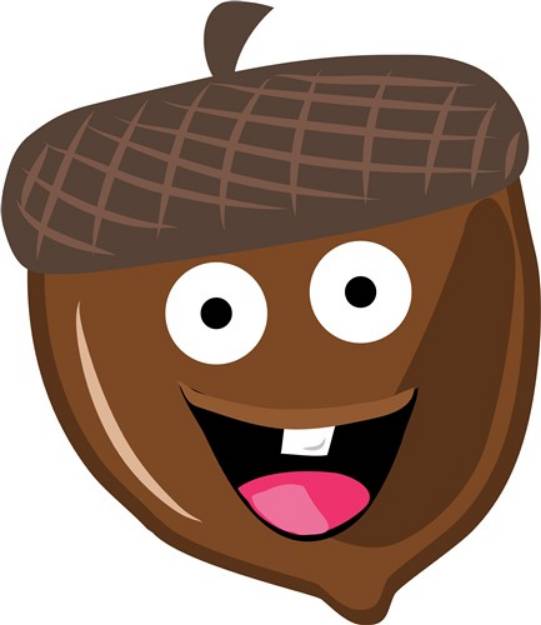 Picture of Funny Acorn SVG File