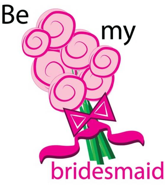 Picture of Be My Bridesmaid SVG File