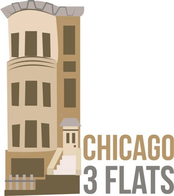 Picture of 3 Chicago Flats SVG File