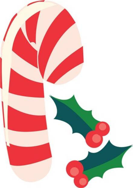 Picture of Candy Cane SVG File