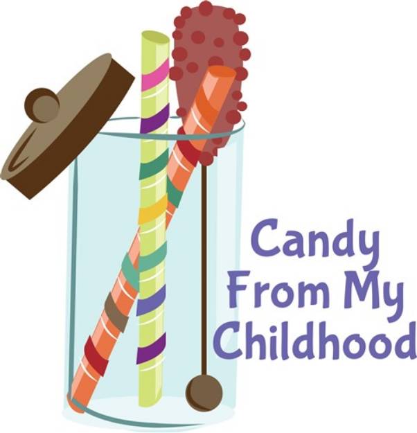 Picture of Candy From Childhood SVG File