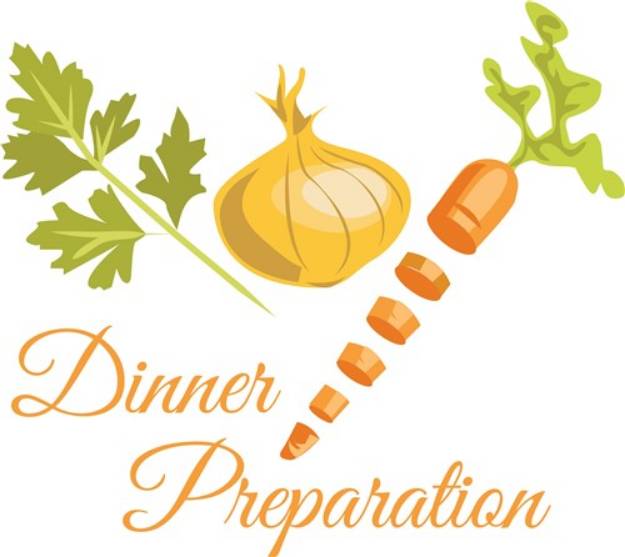 Picture of Dinner Preparation SVG File