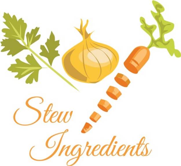 Picture of Stew Ingredients SVG File