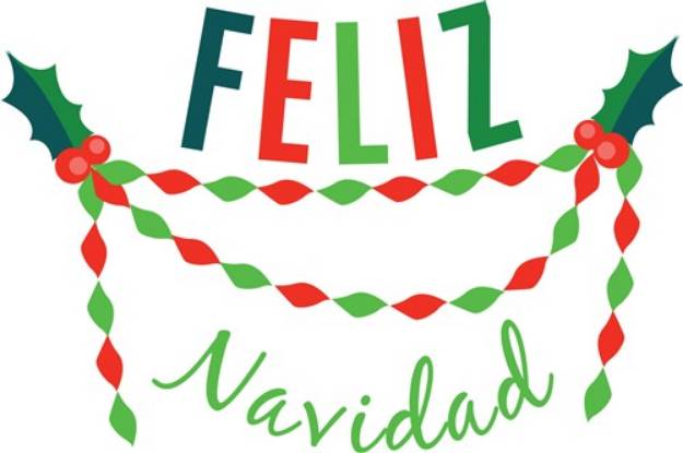 Picture of Feliz Navidad SVG File