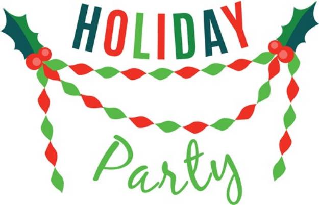 Picture of Holiday Party SVG File