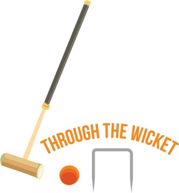 Picture of Through The Wicket SVG File