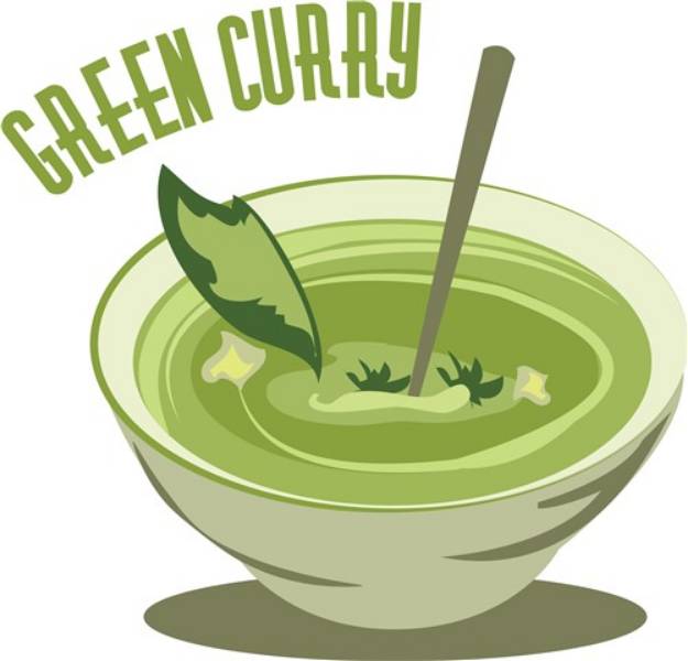 Picture of Green Curry SVG File