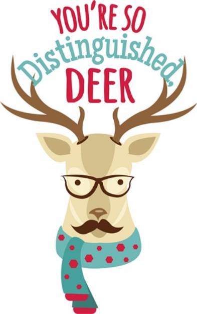 Picture of Distinguished Deer SVG File