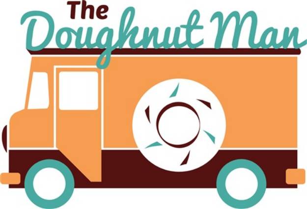 Picture of Doughnut Man SVG File
