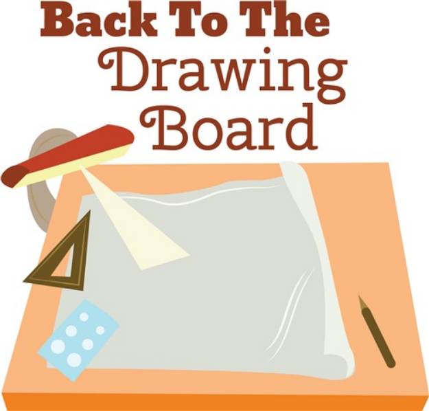 Picture of Drawing Board SVG File