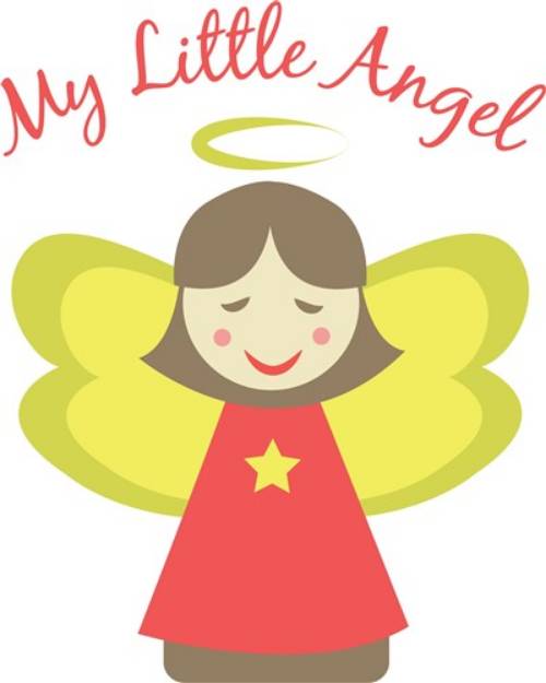 Picture of My Little Angel SVG File